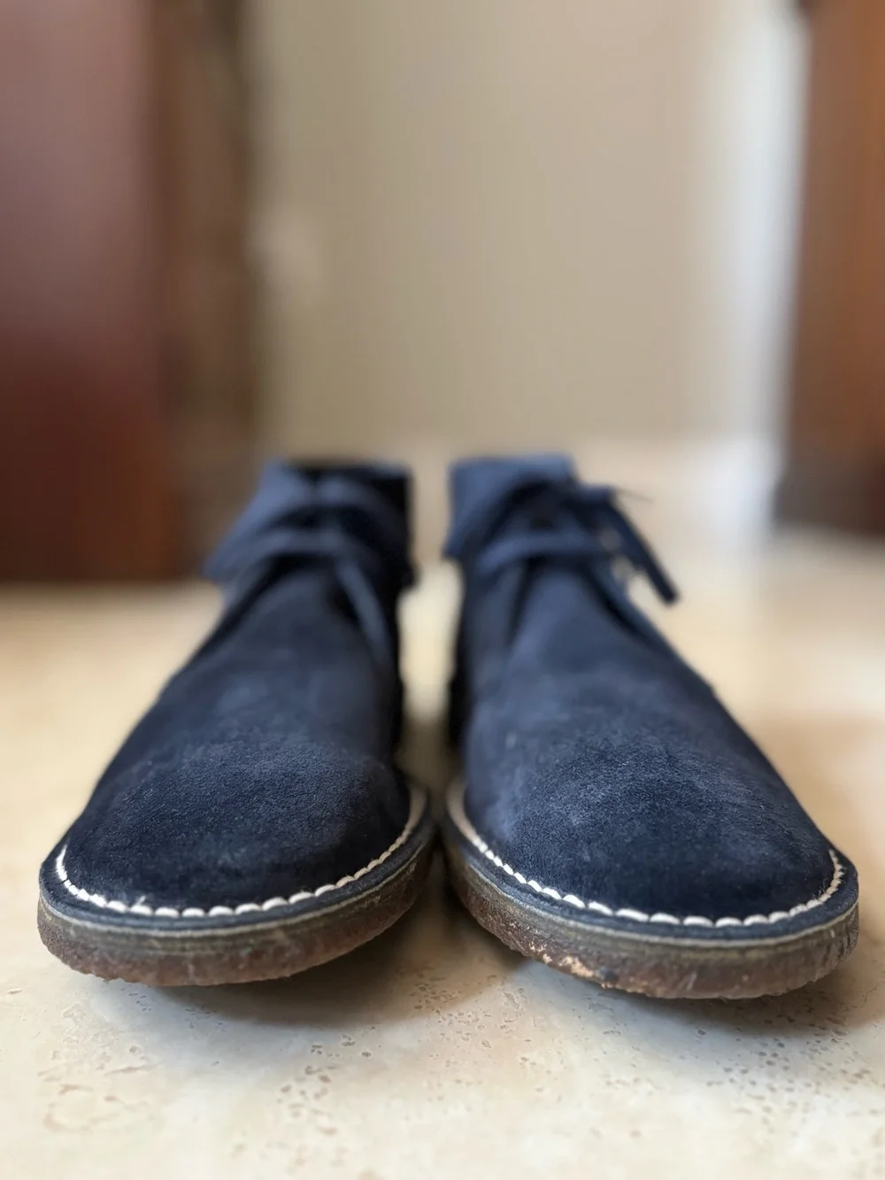 J. CREW MacAllister Suede Desert Chukka Boot | Navy  | Made in Italy | Size 13